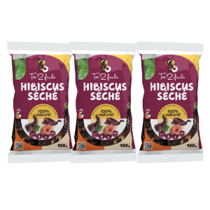 Dried Hibiscus Flowers, 100% Natural, 100g